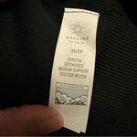 Aerie  Black Stretch Crop Ripped Top Photo 2