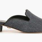 Veronica Beard  blue indigo mules NEW Photo 6