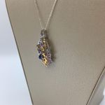 Sterling Silver Necklace fine silver 999 chain & Fairy Pendant Photo 2