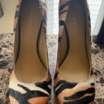 Nine West  Black and Tan Animal skin material Print Heels Brand New’ Photo 0
