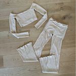 Indah  Clothing - Etoile Off Shoulder Top & Soleil Pants in Caramel Photo 0