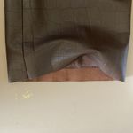 Alberto Makali 100% Leather Straight Leg High Waist Brown Chocolate Pants 8 Photo 5