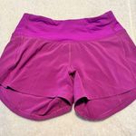 Lululemon  Magenta Speed Up Shorts 4" Photo 0