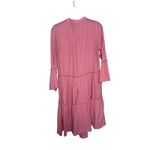 Devotion TWINS Faros Mini Dress – Solid Pink Cotton Mini, Women’s Size XS Photo 2