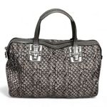 Coach Taylor Python Animal Print tote Purse F26037 Gunmetal Leather trim Photo 0