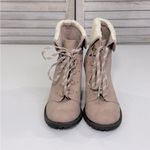 Torrid Foldover Shearling Heeled Combat
Bootie Blush-8W Photo 3