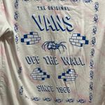Vans Premium Long Sleeve T-Shirt Small Pink White Tie Dye Spider Logo Photo 4