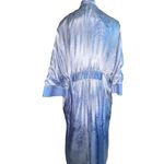Morgan Taylor  Intimates Robe & Gown Set Size Large Blue Satiny Matching Set Photo 2