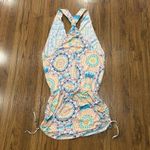 Luli Fama  Cover Up Womens Medium Sexy Back Mini Dress Tunic Tank Plunge Photo 6