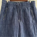 Athleta  Cabo Linen Wide Leg Pant Size 12/T Photo 6