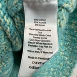 Talbots Knit Shaker Stitch Sweater Marl Gleam Opal Blue Women’s Plus Size 1X Photo 11
