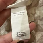 Vitamin A Playa Linen Boyfriend Shirt - Desert Flower EcoLinen designer summer L Photo 5