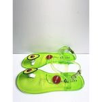 Katy Perry Sandals Womens Size 7 Green Avocado Ankle Strap Jelly Shoes Brand NEW Photo 3