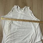Free People  White Lightweight Sleeveless High Neck Tank Top Womens Oversized Photo 2