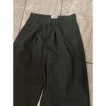 BDG Urban Outfitters Black Wide Leg Pleated High Waisted Cropped Pants Size 0 Photo 1