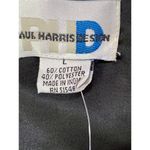 VTG NWT Snowman Winter Theme Black Velvet Vest Sz L Paul Harris Design Deadstock Size L Photo 4