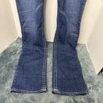 True Religion  Jeans Women's Size 29 Medium Blue Wash Low Rise Straight Leg Y2K Photo 2