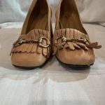 Pedro Miralles Camel Leather Loafers with Gold Detail Tan Size 6 Photo 3