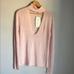 ALC Frank NEW A.L.C. Caro Choker Collar Merino Wool Open Front Sweater XS Photo 1