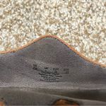 Naturalizer  N5 Comfort Sz 7W Brown leather Women’s Mary Jane Shoes Velcro Strap Photo 7