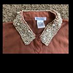 Dizzy Lizzy beaded collar sleeveless blouse Sz S Photo 6