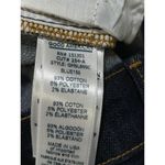 Good American New  The Lace Up Mini Skirt Dark Wash Blue Denim Size 4/27 Photo 7