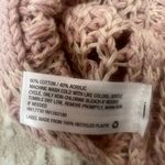 Universal Threads Universal Thread Open Knit Crochet Long Sleeve Tunic Sweater Photo 4