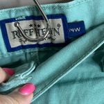 Ruff Hewn Vintage  aqua shorts pleated front 14W Photo 5