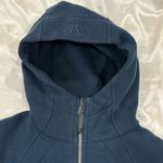 Lululemon  Scuba Hoodie Size 6 Mach Blue Light Cotton Fleece Zip Up Winter Cozy Photo 11