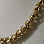 Joseph Esposito Snap Woven Chain Necklace Detachable Pendant Gold Tone Black Red Size 18 Photo 9