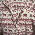 P.J. Salvage Womens Medium Deer Fair Isle Holiday Pajama One Piece Jumpsuit Photo 6
