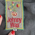Johnny Was  Plus 1X Embroidered Boho Tunic Top Bohemian Crochet Hippie Blouse Photo 5