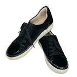 Naturalizer  8 black patent velvet lace up casual shoes comfort business neutral Photo 5