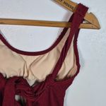Kona Sol  Burgundy One Piece Swimsuit Photo 5