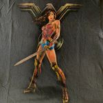 Wonder Woman Grey Graphic Tshirt Gray Size M Photo 3