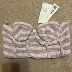 ZARA tweed corset crop top Photo 0
