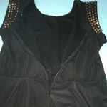 Reserved 𝅺Spike blouse by  black peplum blouse size M Photo 3