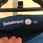 Betabrand  EUC Women's Dress Yoga Pants Straight Crop Ponte Career Blue Petite S Photo 2