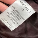 Driftwood  Paisley Print Velour Blazer Jacket Womens XS Tan Black Orange Pockets Photo 6