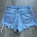 ZARA  Button Fly High Waist Denim Shorts Size 4 Photo 1