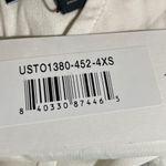 Universal Standard  Cupro Shell Blouse Sleeveless Gathered Waist Cream XS NWT Photo 5