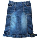 Angie Y2K Buckle Hem Denim Pencil Skirt size Medium Photo 0