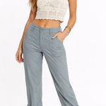 Patagonia  Roll Up Nylon Hiking Women Blue Gray‎ Pants Size 10 Photo 0