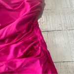 J.Crew Ruched V-Neck One Piece Swimsuit NWT size 2 in Radiant Fuchsia Photo 2