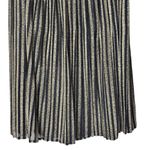 Modcloth  Holiday Glitz the Spot Pleaded Stripped Midi Skirt Size 1X Photo 3