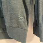 PINK - Victoria's Secret Womens VS PINK Victoria’s Secret Sage Green Dog Logo Long‎ Sleeve Tee Size Small Photo 1