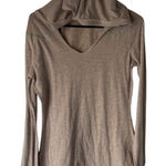 Cruel Denim Women's Tan Speckled Long Sleeve Hoodie Western Cowboy Size M Size M Photo 0