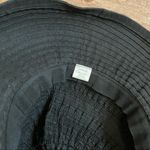 Black Sunhat Foldable One Size Photo 1