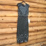 Mac Duggal  5776 Womens HIGH NECK DRESS W/ CRYSTAL FRINGE DETAIL Photo 6