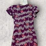 Handmade Vintage Floral Flutter Sleeve Polyester Blouse Size Small Photo 2